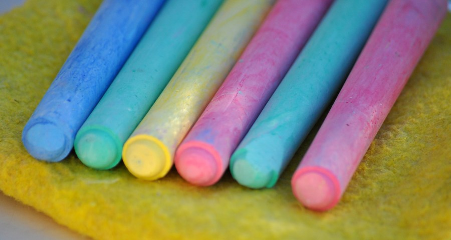 Chalk, chalk, color, multicolor, 