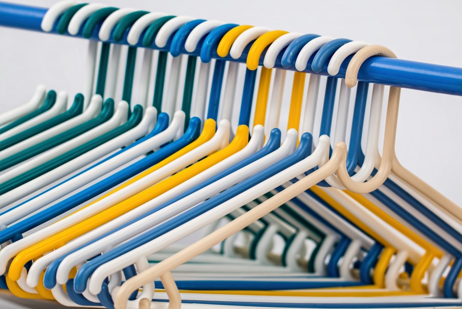 rack, nobody, closet empty hanger, hangers, obejto,