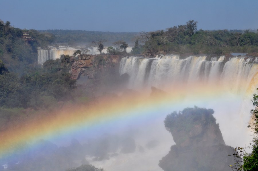 argentina, ecological, falls, iguazu, jungle, landscape, misiones, national, park, rainbow, reserve, river, water, waterfalls, wonder, world, province, Rainbow, 